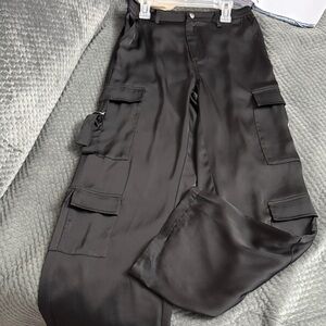 Frank Lyman Design Women's Black Cargo Pants